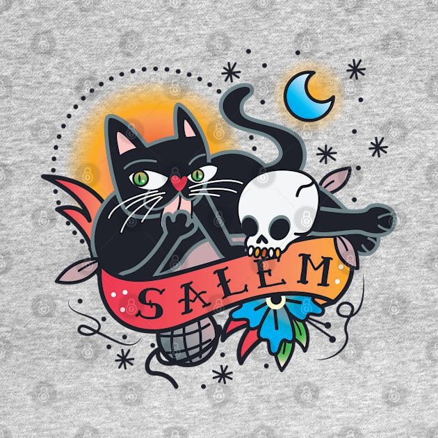 Salem the cat by LADYLOVE